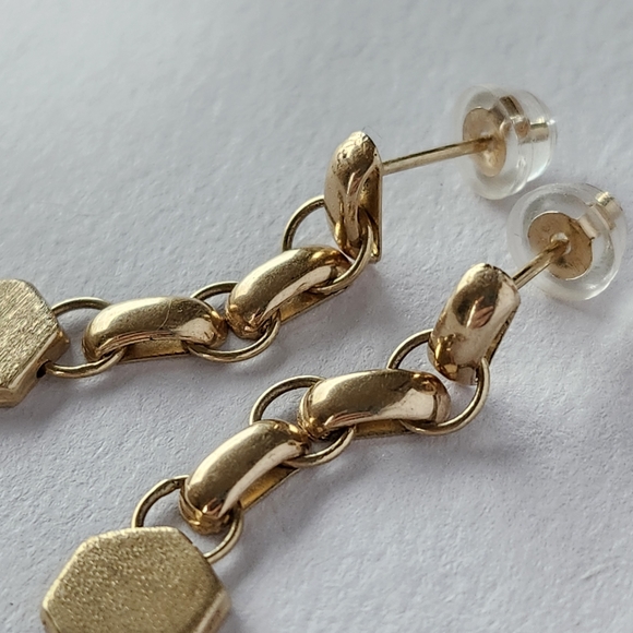 Custom gold earrings - Picture 5 of 7